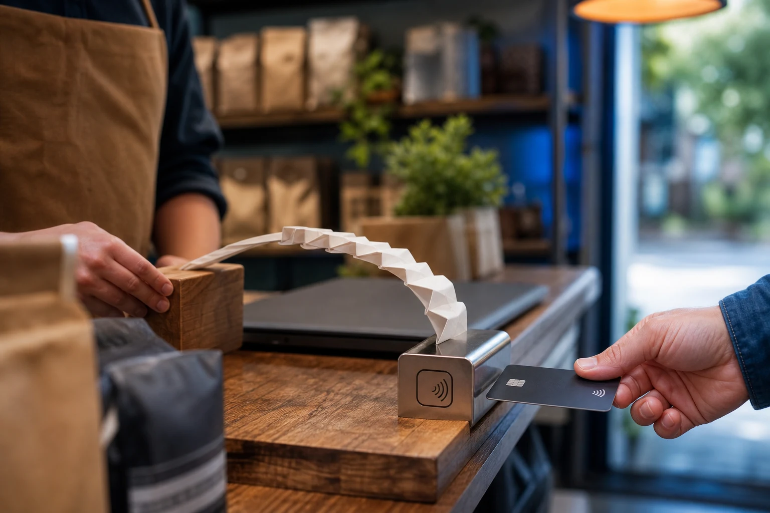 Enlace de pago conecta comercio y cliente mediante tarjeta sin contacto